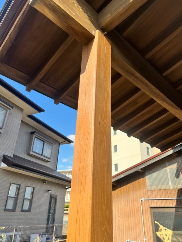 ウッドデッキ塗装